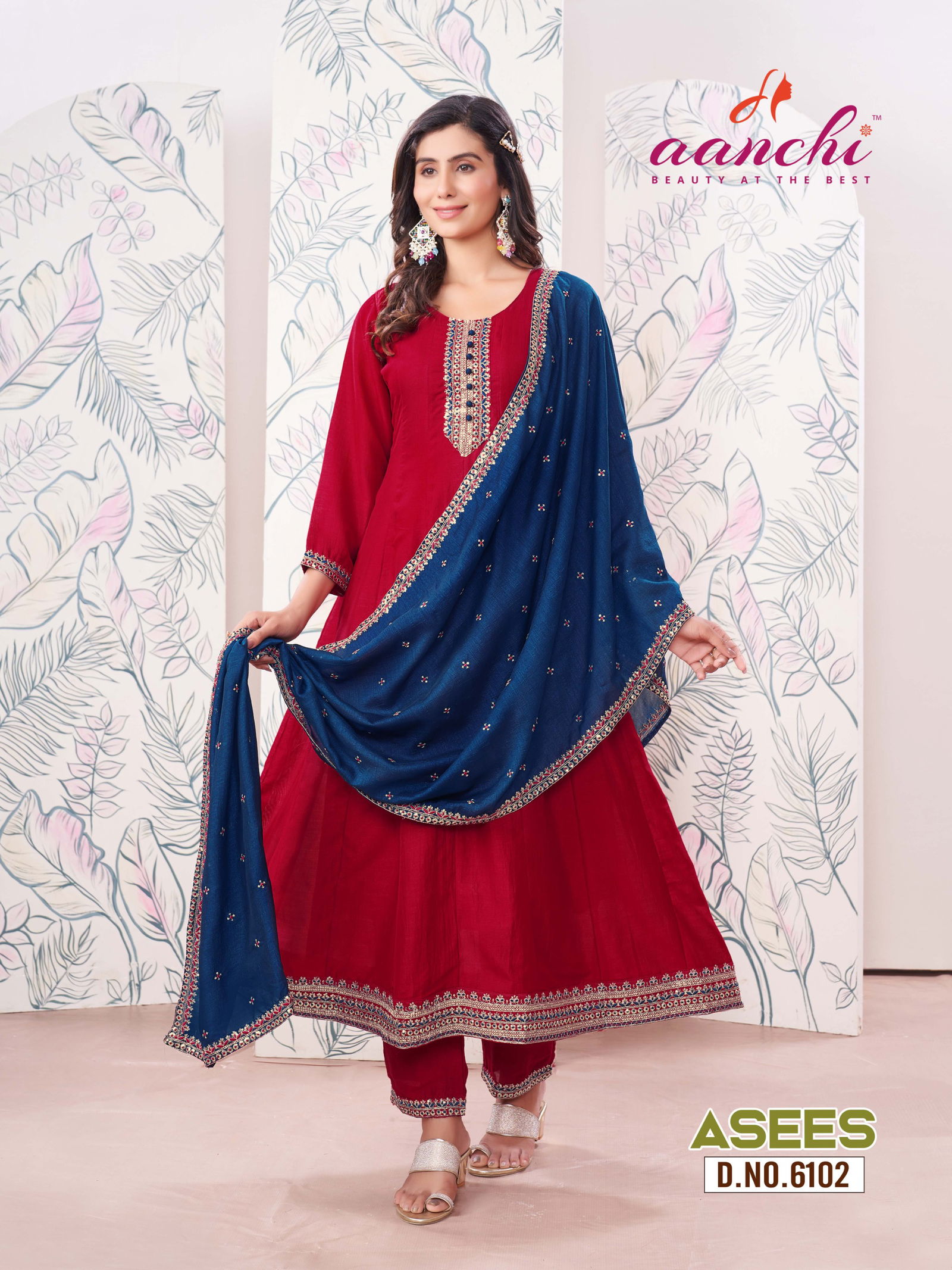 Asees By Aanchi Vichitra Flair Kurti Bottom With Dupatta Wholesale Shop In Surat
